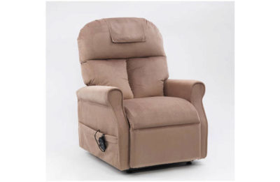 Boston Riser Recliner Chair with Single Motor - Mushroom.
